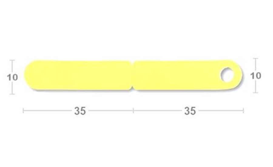 Бирка ушная PU-TWIN, 10×35